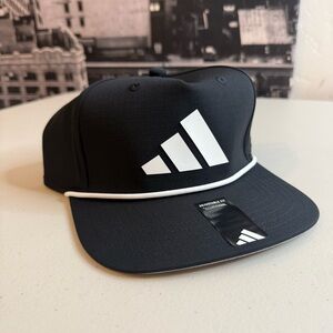 Adidas Men’s Midrange Snapback Hat Black White Grey OSFM NWT